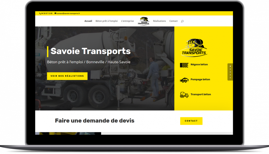 Création site internet ECO - BevouaK Agence Web - Saint Gervais les Bains